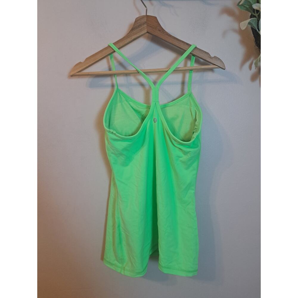 Lululemon Lime Green Tank Racer Back Size S Athletic Gym